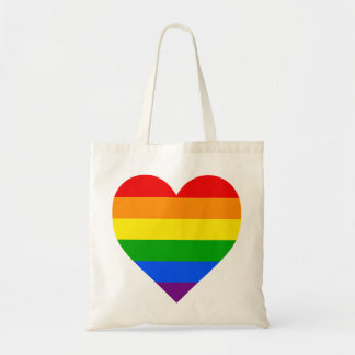 "RAINBOW HEART" TOTE BAG
