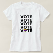 Rainbow Heart Vote Repeat