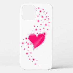 Rainbow Heart with Stars iPhone 12 Case