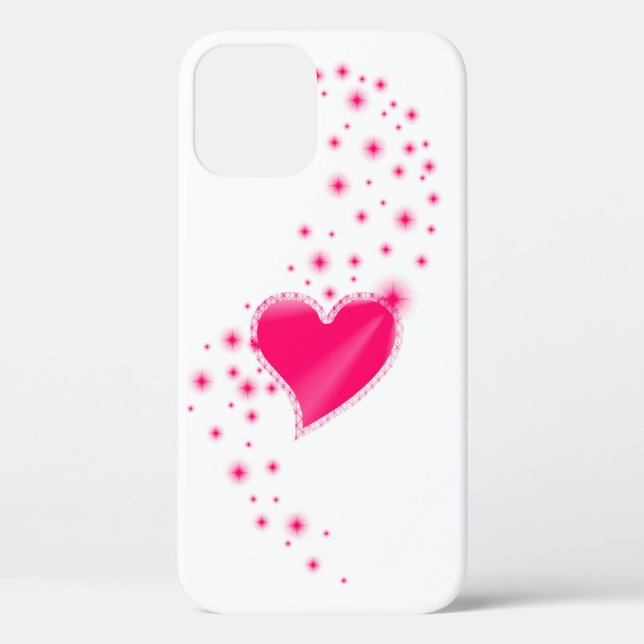 Rainbow Heart with Stars Case-Mate iPhone Case (Back)