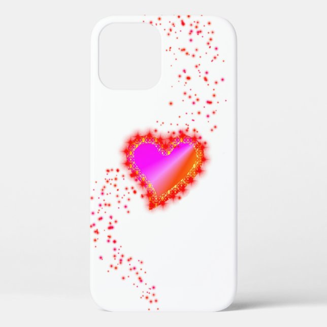 Rainbow Heart with Stars Case-Mate iPhone Case (Back)