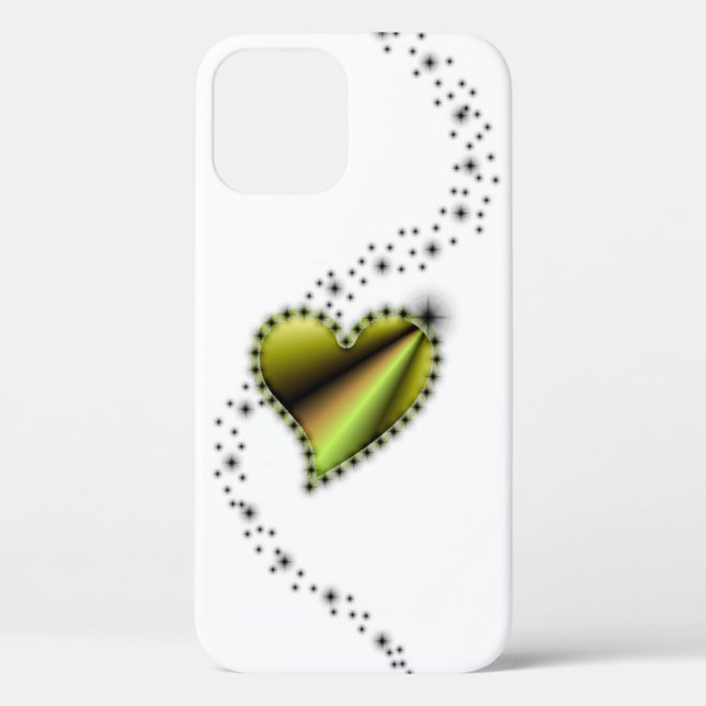 Rainbow Heart with Stars Case-Mate iPhone Case (Back)