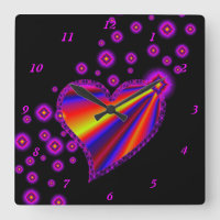 Rainbow Heart with Stars