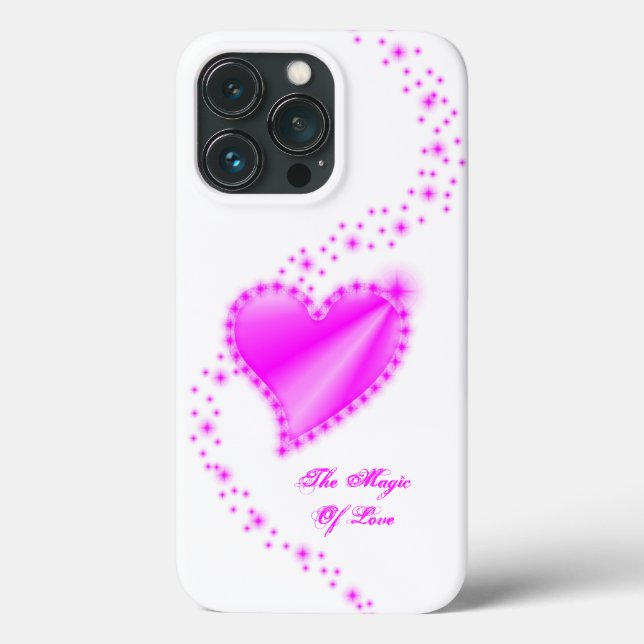 Rainbow Heart with Stars , The Magic Of Love Case-Mate iPhone Case (Back)