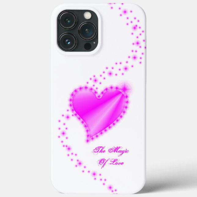 Rainbow Heart with Stars , The Magic Of Love Case-Mate iPhone Case (Back)