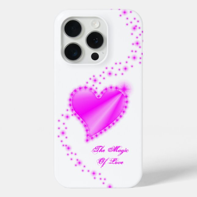 Rainbow Heart with Stars , The Magic Of Love Case-Mate iPhone Case (Back)