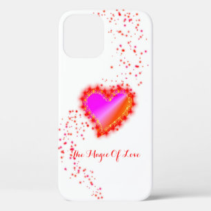 Rainbow Heart with Stars , The Magic Of Love iPhone 12 Case