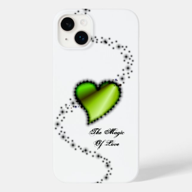 Rainbow Heart with Stars , The Magic Of Love Case-Mate iPhone Case (Back)