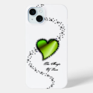 Rainbow Heart with Stars , The Magic Of Love iPhone 15 Mini Case