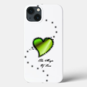 Rainbow Heart with Stars , The Magic Of Love iPhone 13 Case