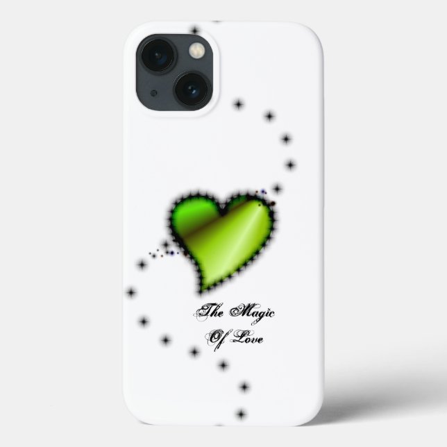 Rainbow Heart with Stars , The Magic Of Love Case-Mate iPhone Case (Back)