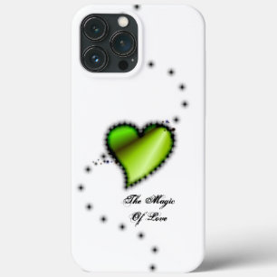 Rainbow Heart with Stars , The Magic Of Love iPhone 13 Pro Max Case
