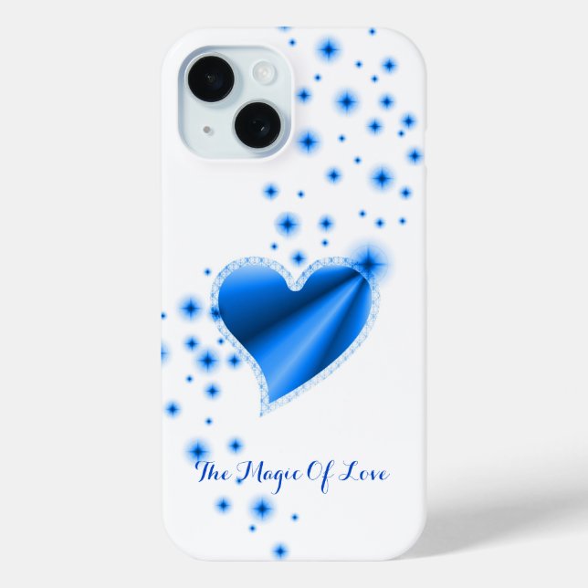 Rainbow Heart with Stars , The Magic Of Love Case-Mate iPhone Case (Back)