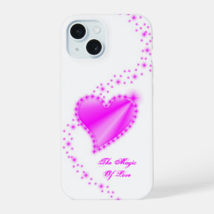 Rainbow Heart with Stars , The Magic Of Love iPhone 15 Case