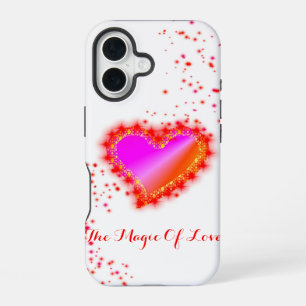 Rainbow Heart with Stars , The Magic Of Love iPhone 16 Case