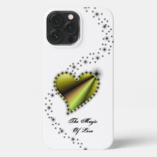 Rainbow Heart with Stars , The Magic Of Love iPhone 13 Pro Max Case