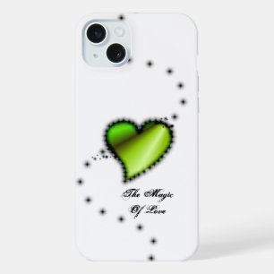 Rainbow Heart with Stars , The Magic Of Love iPhone 15 Plus Case