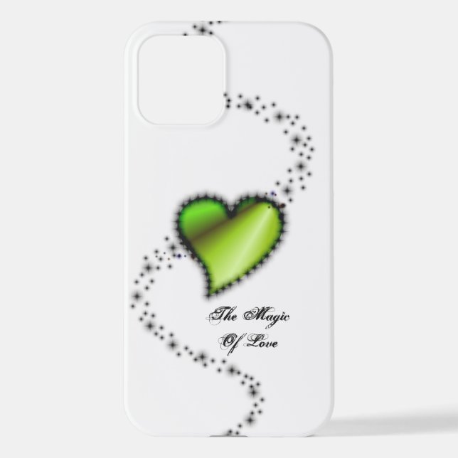 Rainbow Heart with Stars , The Magic Of Love iPhone Case (Back)