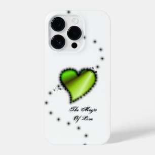 Rainbow Heart with Stars , The Magic Of Love iPhone 14 Pro Case