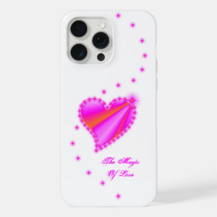 Rainbow Heart with Stars , The Magic Of Love iPhone 15 Pro Max Case