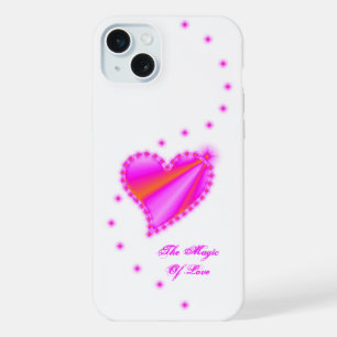 Rainbow Heart with Stars , The Magic Of Love iPhone 15 Plus Case
