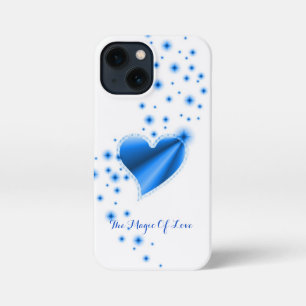 Rainbow Heart with Stars , The Magic Of Love iPhone 13 Mini Case