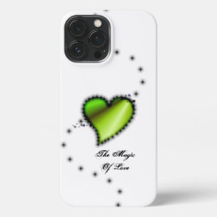 Rainbow Heart with Stars , The Magic Of Love iPhone 13 Pro Max Case