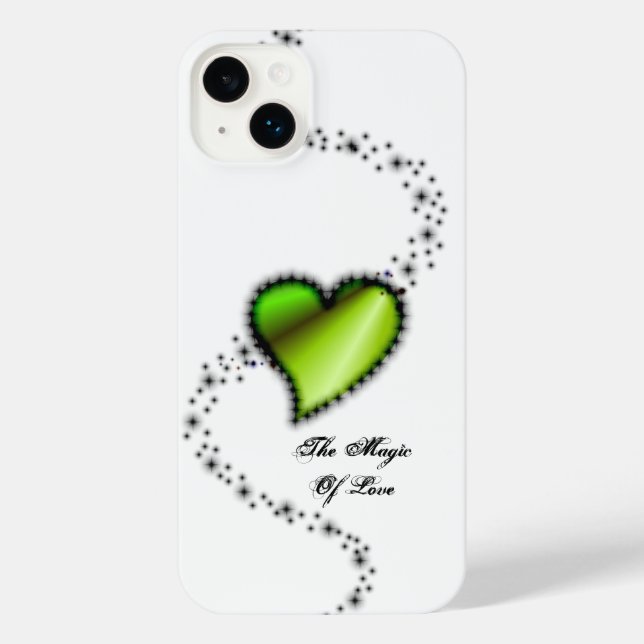Rainbow Heart with Stars , The Magic Of Love iPhone Case (Back)
