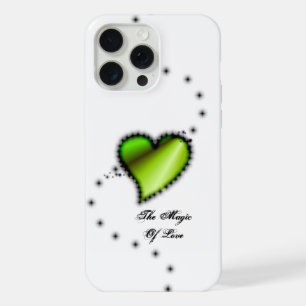 Rainbow Heart with Stars , The Magic Of Love iPhone 15 Pro Max Case