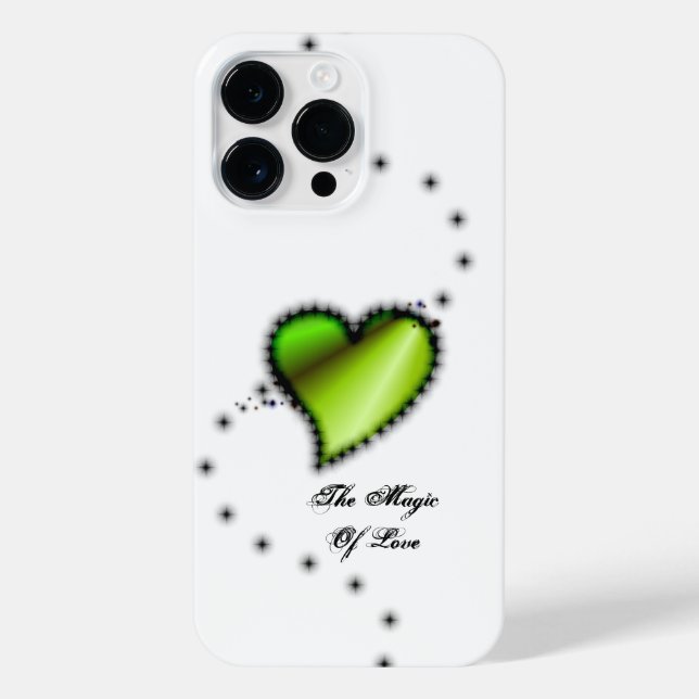 Rainbow Heart with Stars , The Magic Of Love iPhone Case (Back)