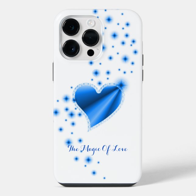 Rainbow Heart with Stars , The Magic Of Love iPhone Case (Back)