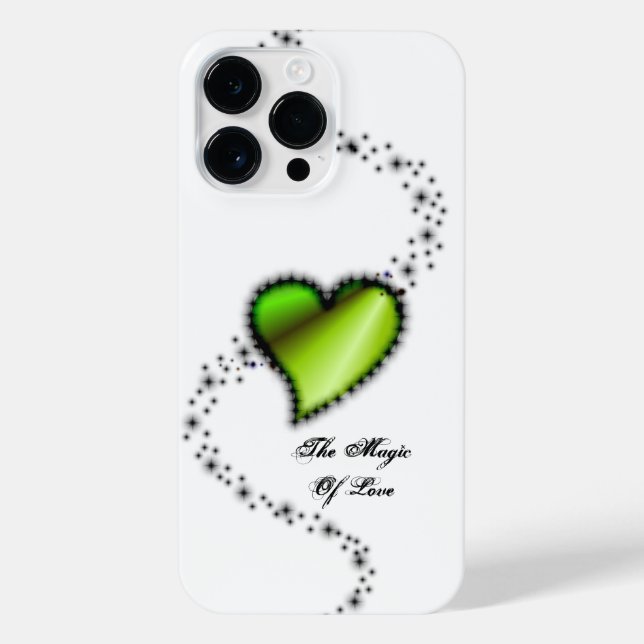 Rainbow Heart with Stars , The Magic Of Love iPhone Case (Back)