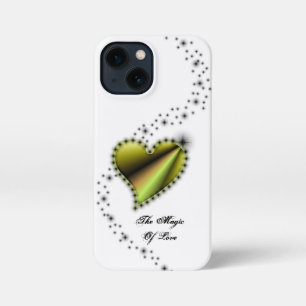 Rainbow Heart with Stars , The Magic Of Love iPhone 13 Mini Case