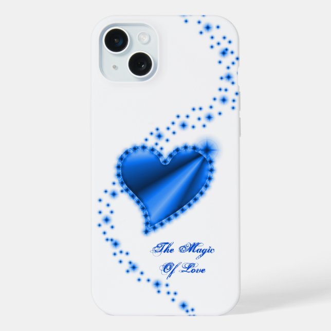 Rainbow Heart with Stars , The Magic Of Love iPhone Case (Back)