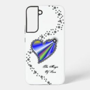 Rainbow Heart with Stars , The Magic Of Love Samsung Galaxy Case
