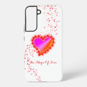 Rainbow Heart with Stars , The Magic Of Love Samsung Galaxy Case