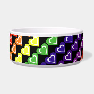 Rainbow hearts