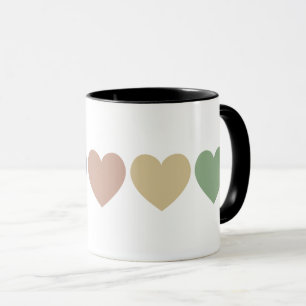 Rainbow Hearts Mug