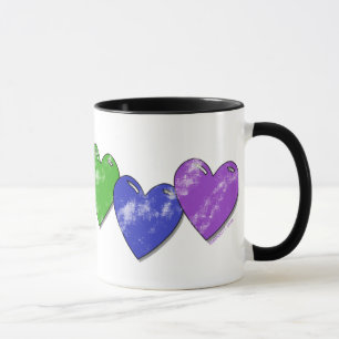 Rainbow Hearts Mug