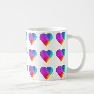 Rainbow Hearts Mug