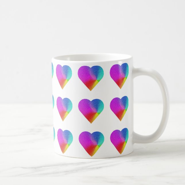 Rainbow Hearts Mug (Right)