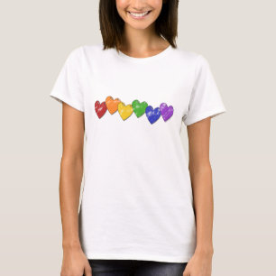 Rainbow Hearts T-Shirt