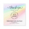 *~* Rainbow Hearts Thank You Branding
