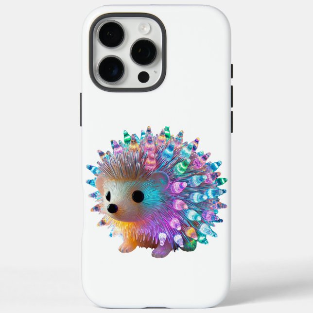 Rainbow Hedgehog Delight Case-Mate iPhone Case (Back)