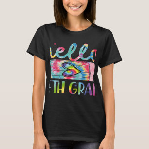 Rainbow Hello Fifth Grade Student Teacher Back To T-Shirt