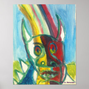 Rainbow Hodag Poster