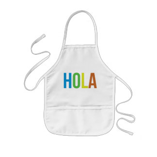 Rainbow Hola Kids Apron