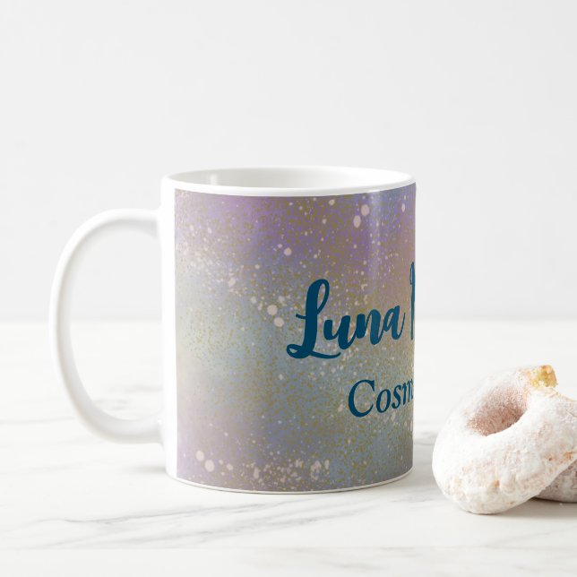 Rainbow Holographic  Coffee Mug (With Donut)