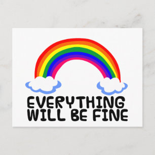 rainbow hope symbol coronavirus covid-19 text mess postcard
