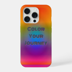 Rainbow Horizon Colour Your Journey iPhone 15 Pro Case